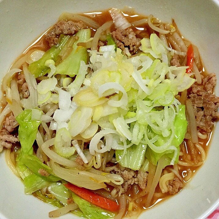 味噌野菜ラーメン インスタントラーメン♪